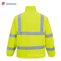 Salut veste en molleton de sécurité doublée sécurité ANSI classe 3 travail réfléchissant avec poches et fermeture à glissière avant